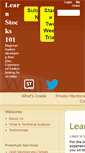 Mobile Screenshot of learnstocks101.com